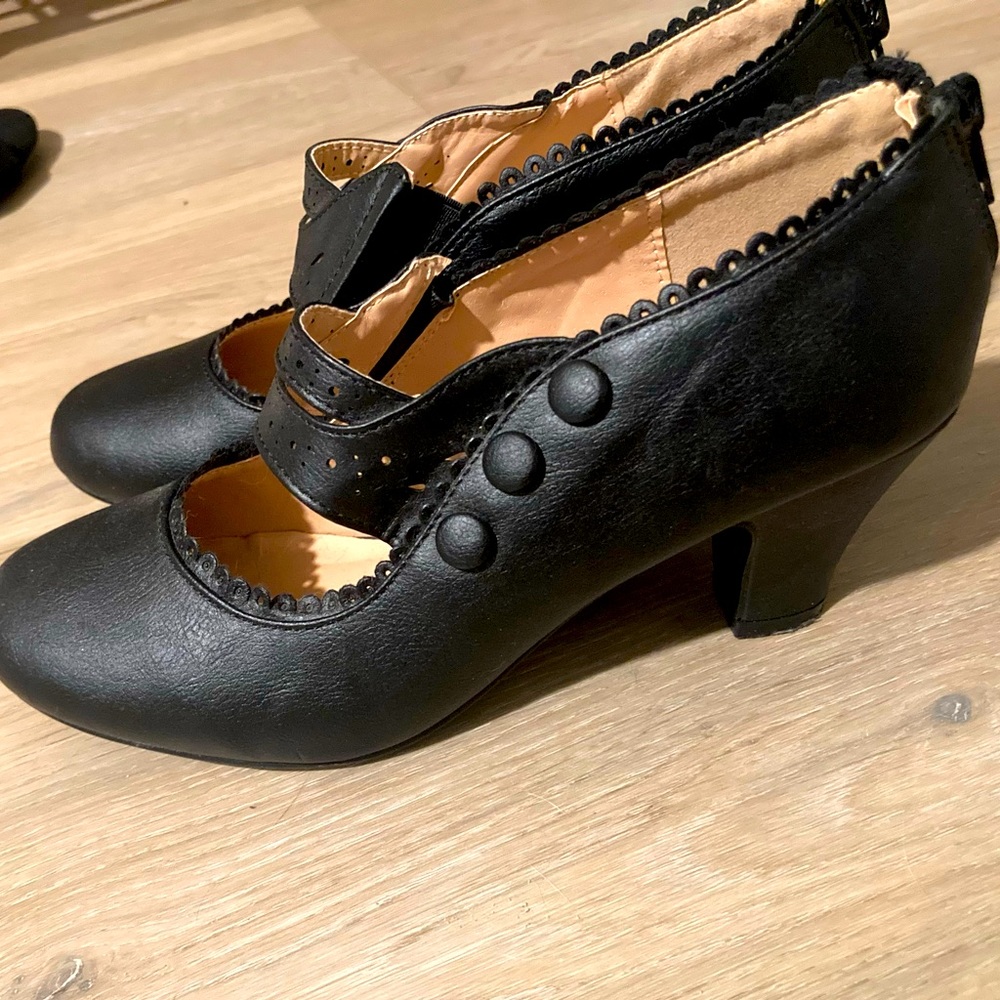 Womens Closed Toe Mary Jane High Heel Oxford Shoes Mina-4 by Chase + Chloe